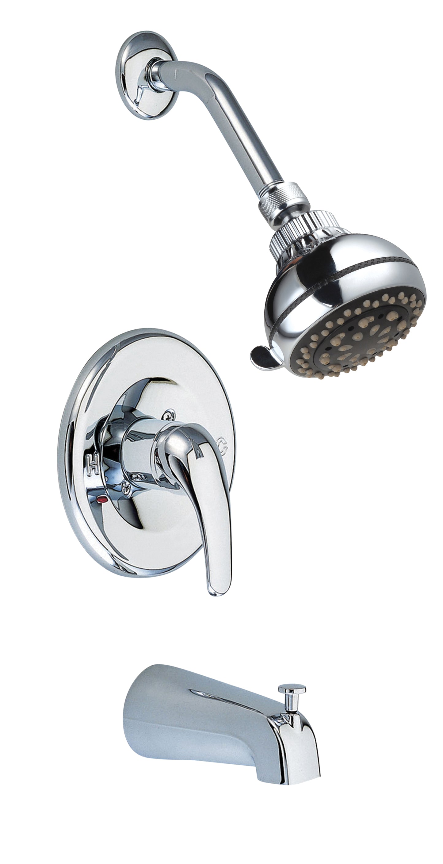 1104 • Single Handle Pressure Balanced Tub & Shower Set