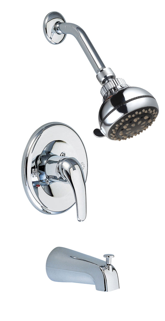 1104 • Single Handle Pressure Balanced Tub & Shower Set