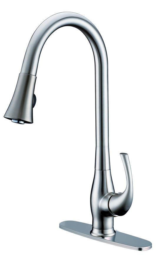 5123 • Single Handle HI ARC Pull-down Kitchen Faucet