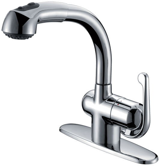 6986 • Single Handle Pull-out Kitchen Faucet