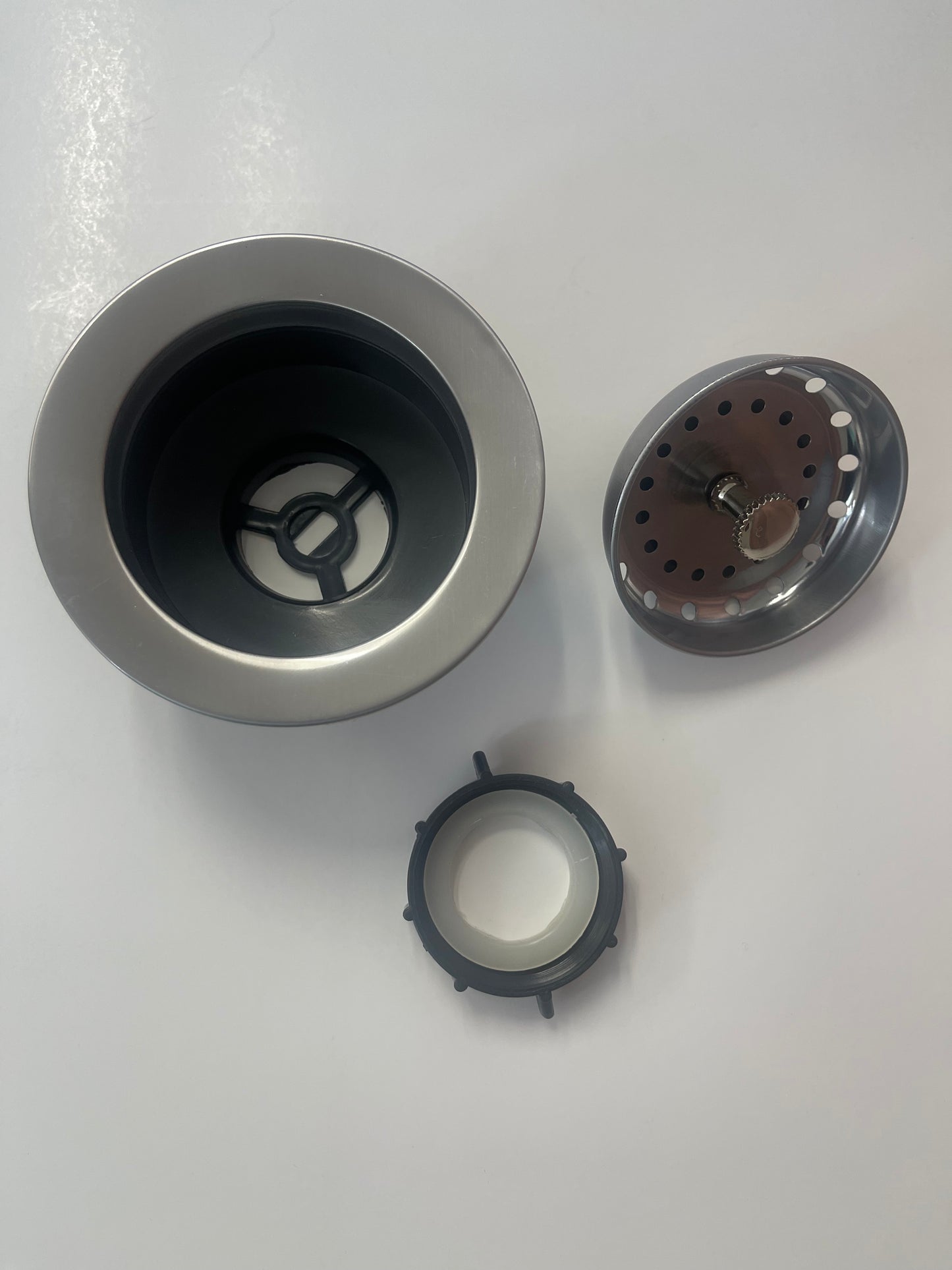 BS 100 - Kitchen Sink Basket Strainer Brushed Nickel [OPEN BOX UNUSED]